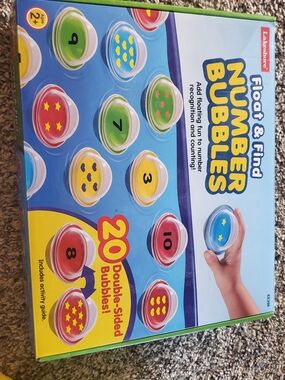 Lakeshore Float & Find Number Bubbles - Educational Counting Toy (Multicolor)